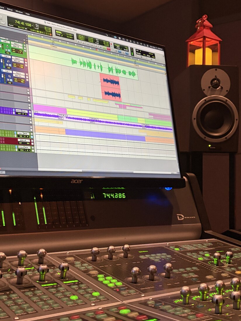 Editing session